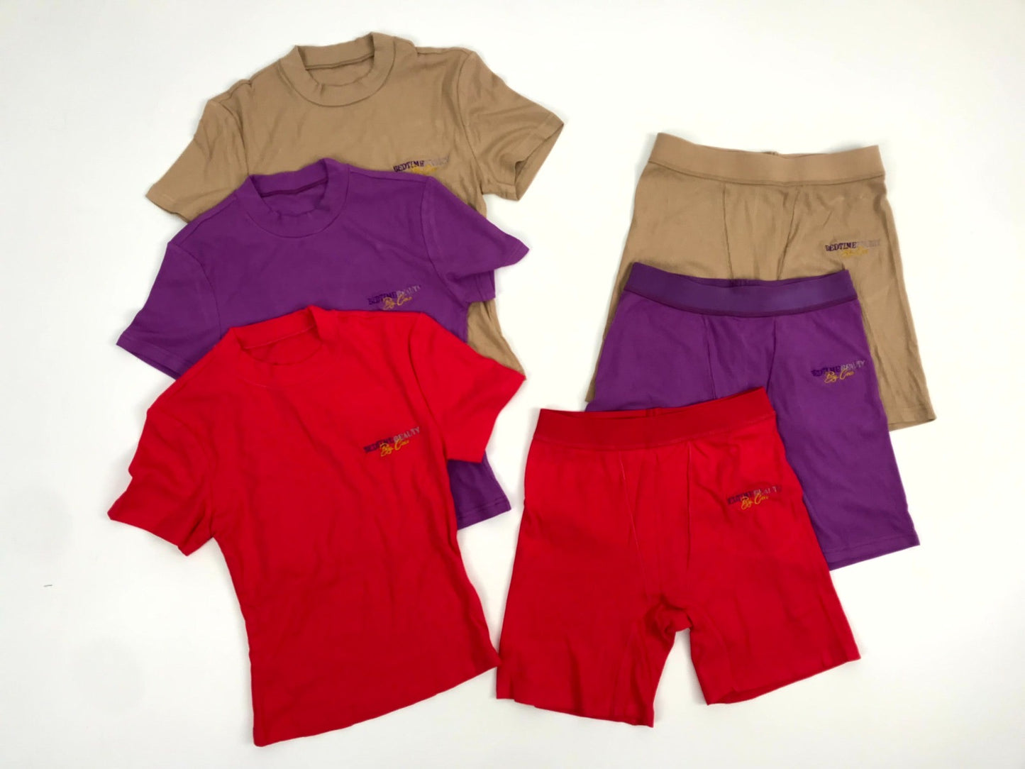 Bedtime Beauty pajama & lounge short sleeve sets